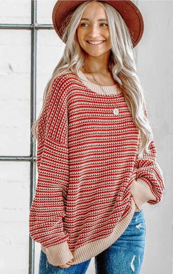 Peppermint Twist Sweater