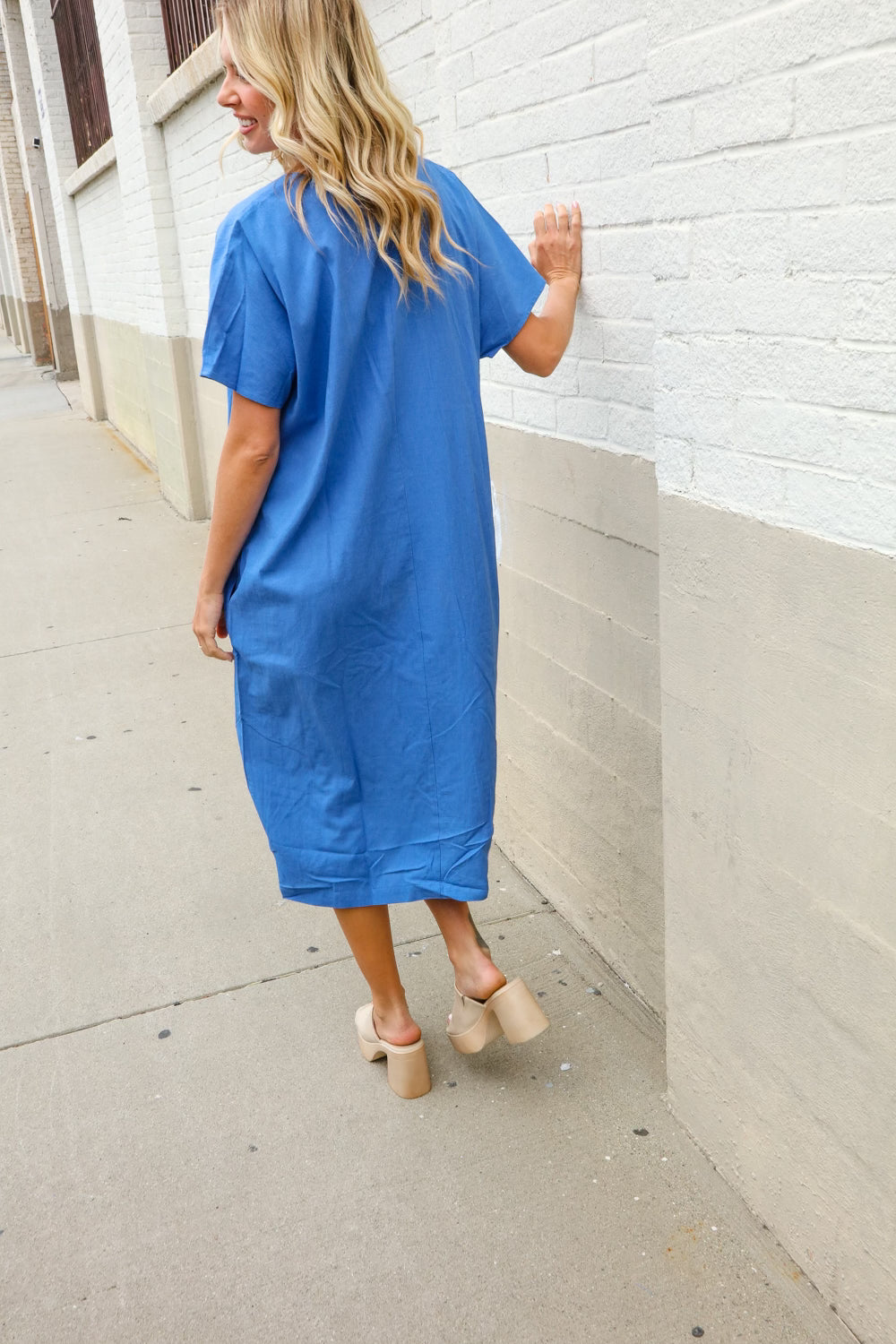 Easy Days Blue Maxi Dress