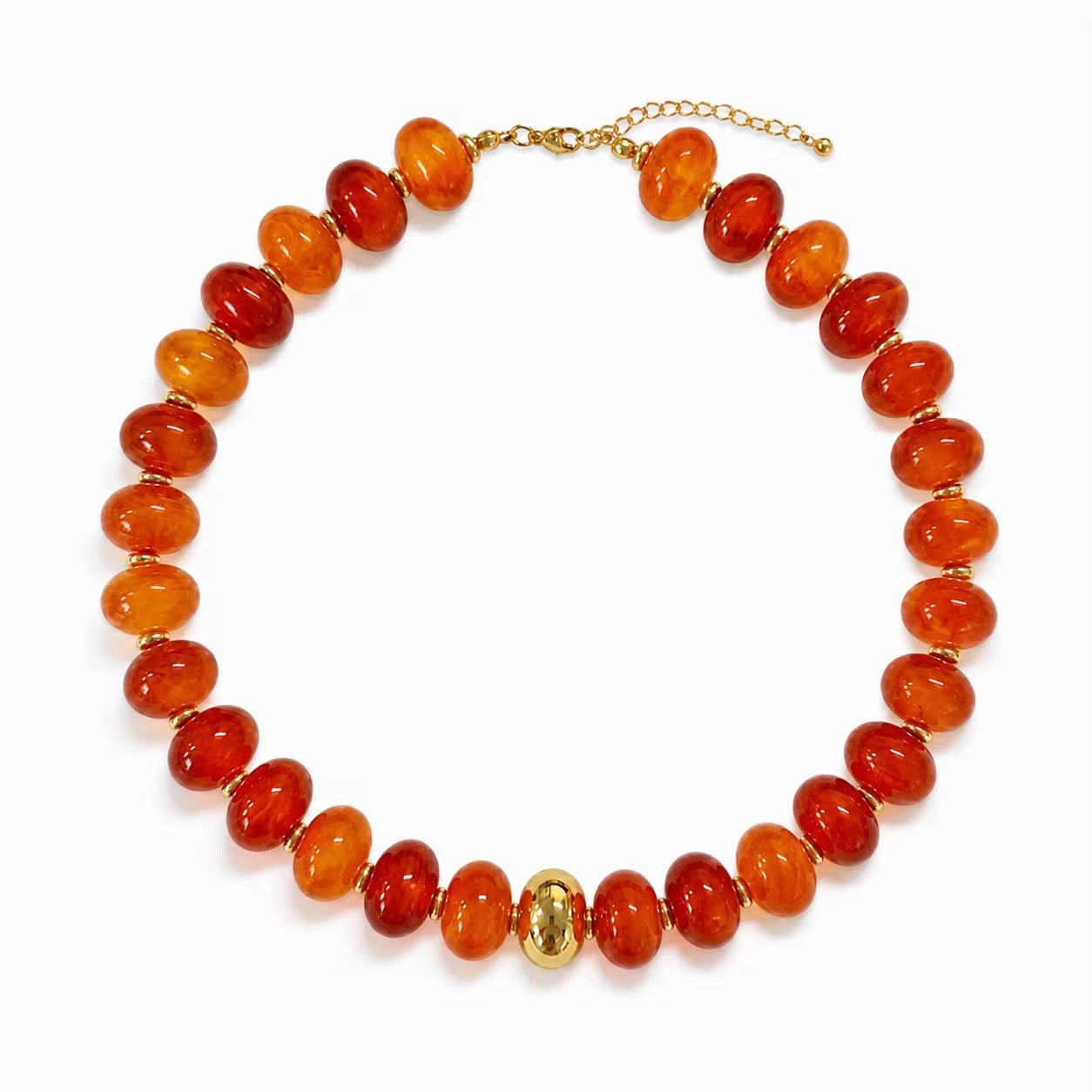 Tortoise Beaded Necklace