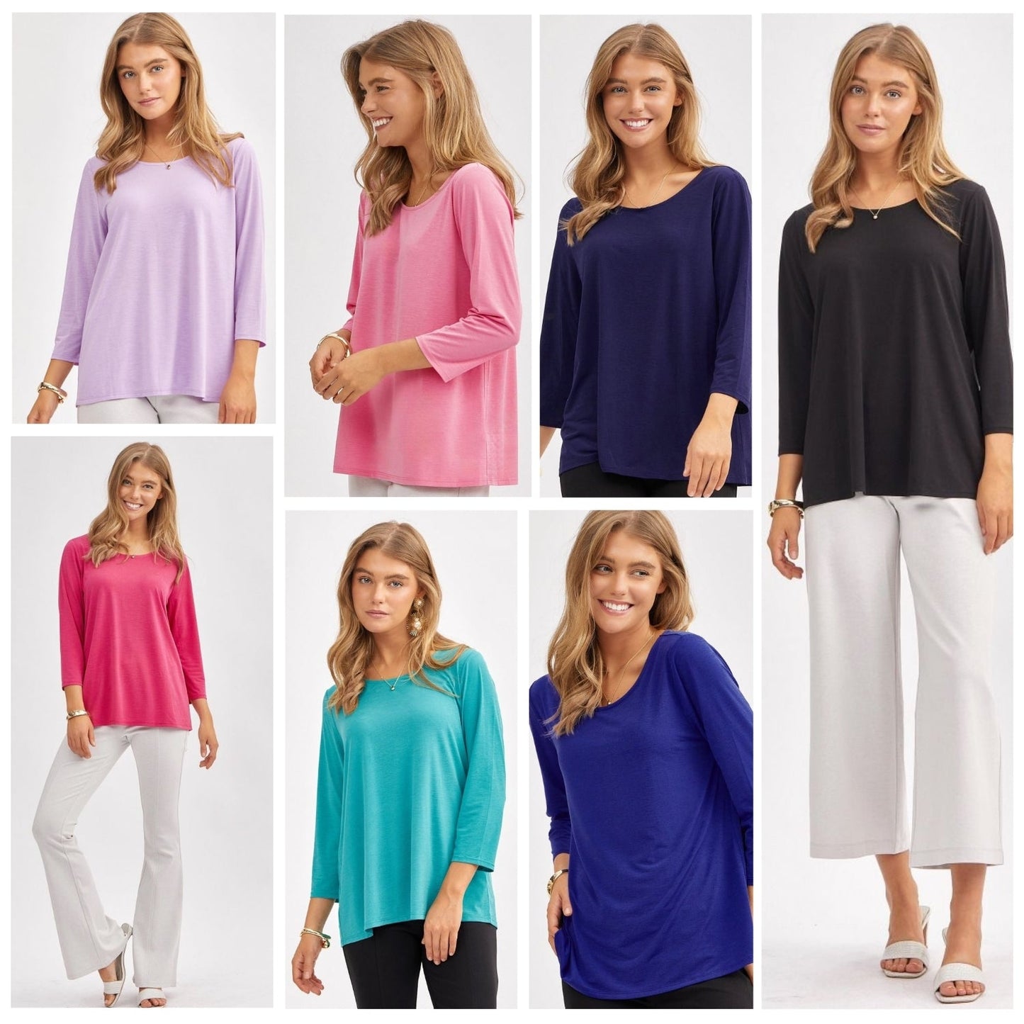 Signature Classic Round Neck Top