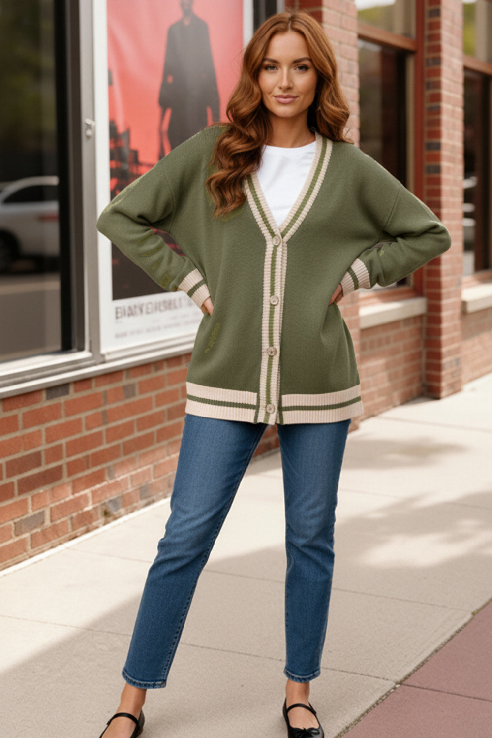The Olive Lane Long Sleeve Cardigan