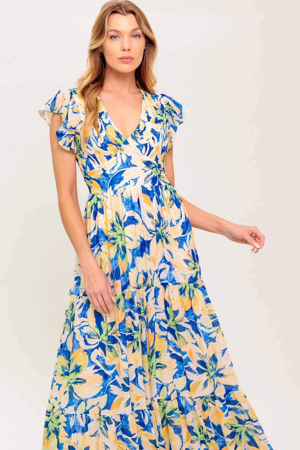 Echos Of You Floral Maxi Dress