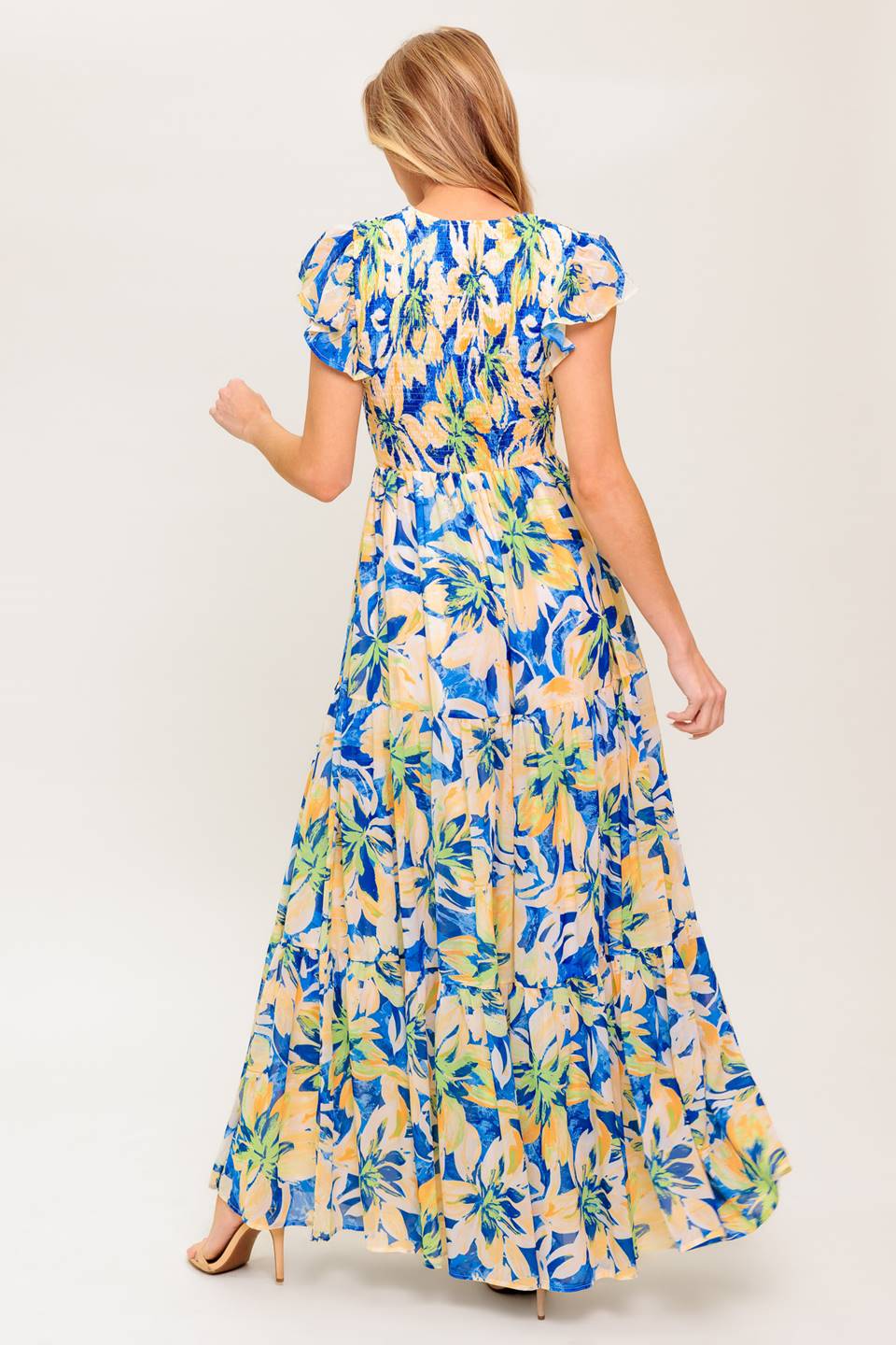 Echos Of You Floral Maxi Dress