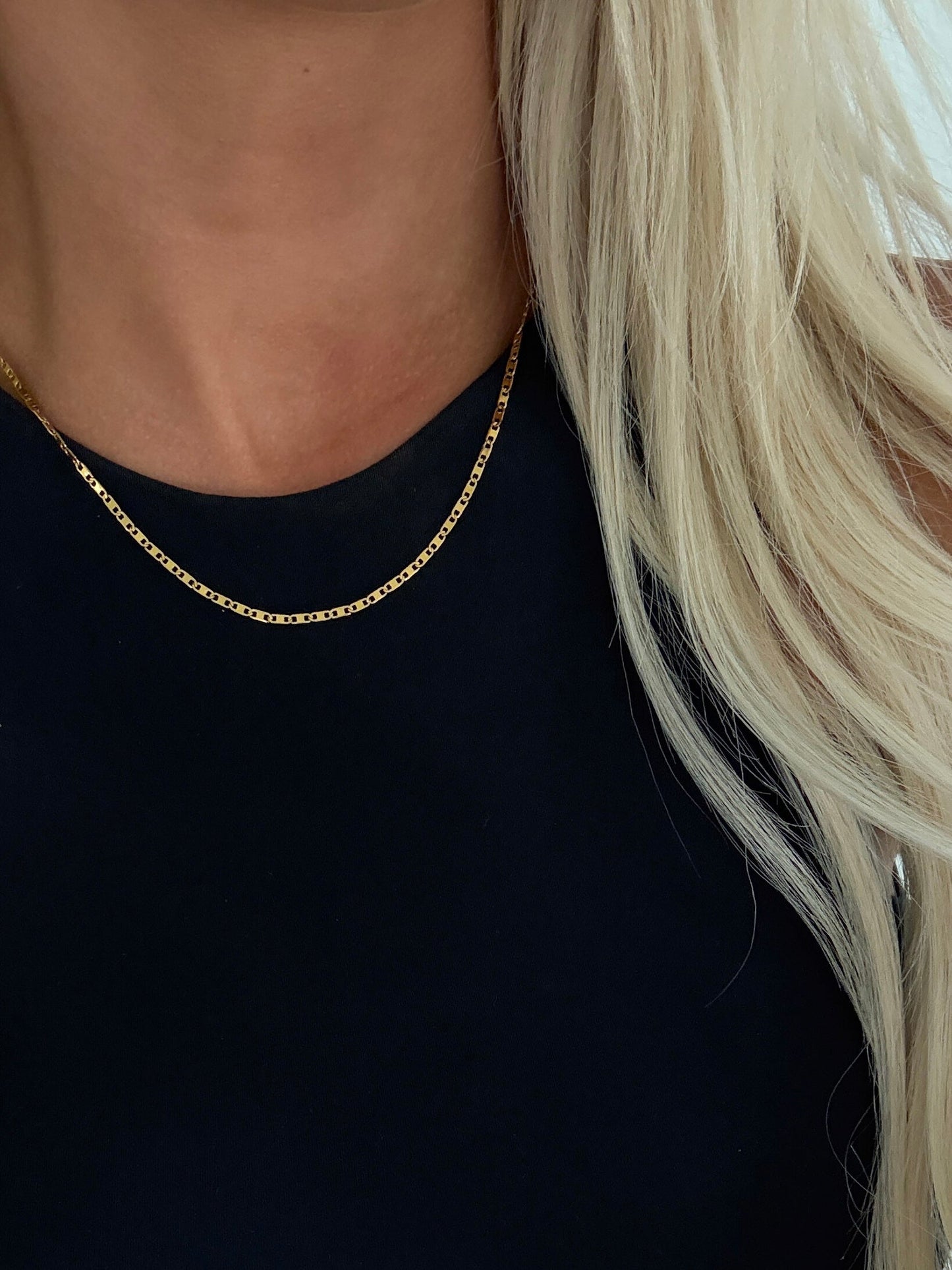 The Misty Flat Chain Necklace