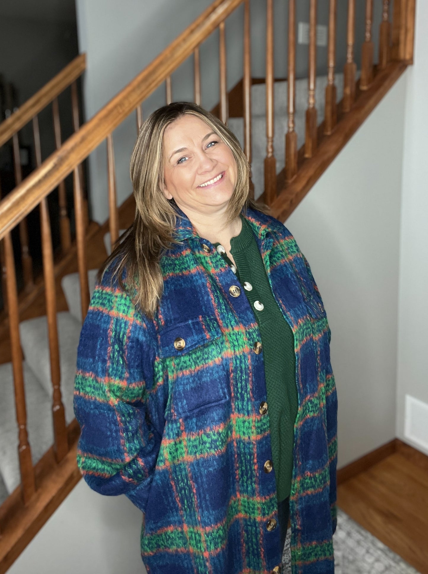 No Tears Plaid Coat
