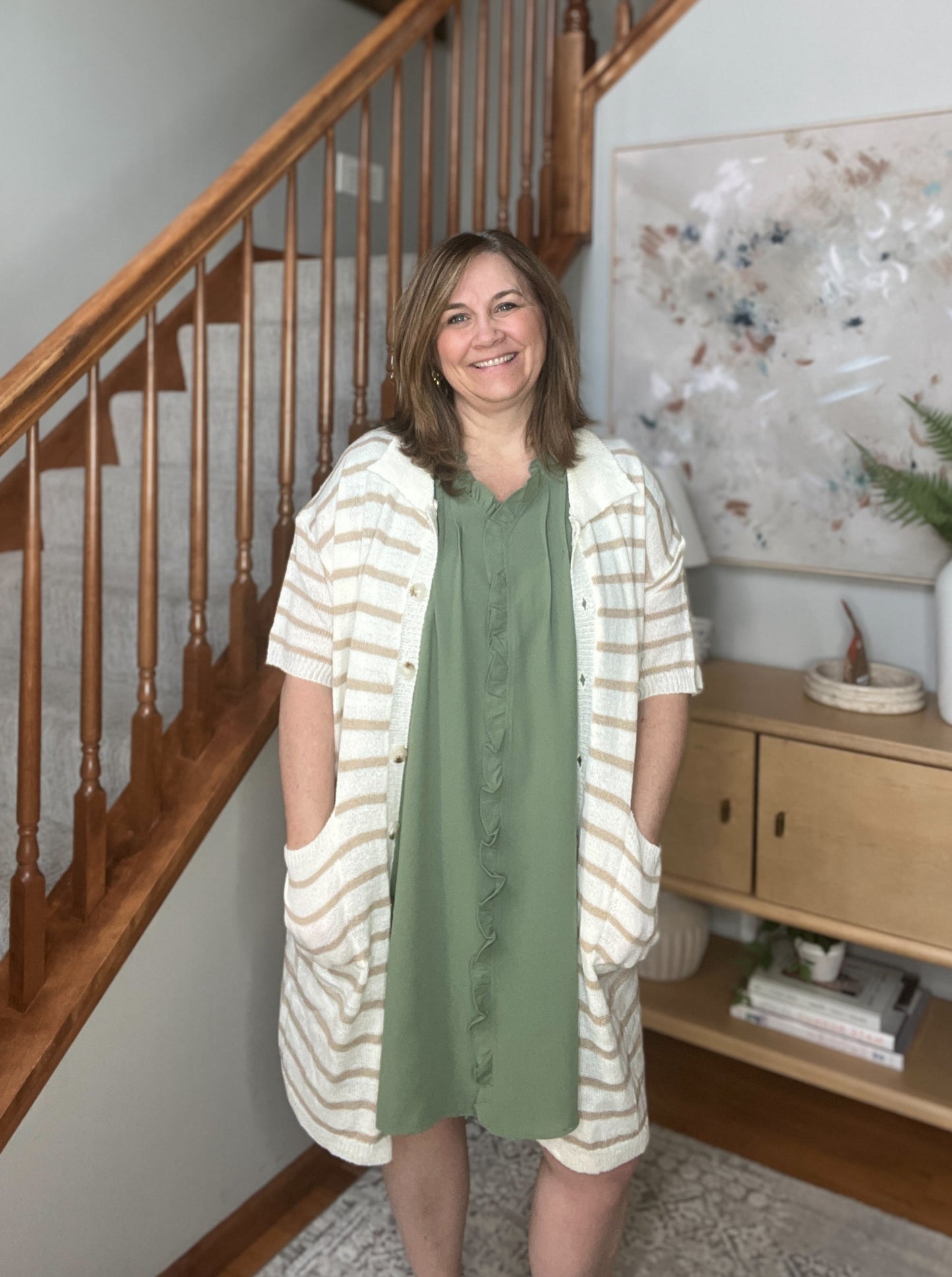 Easy Street Striped Dress