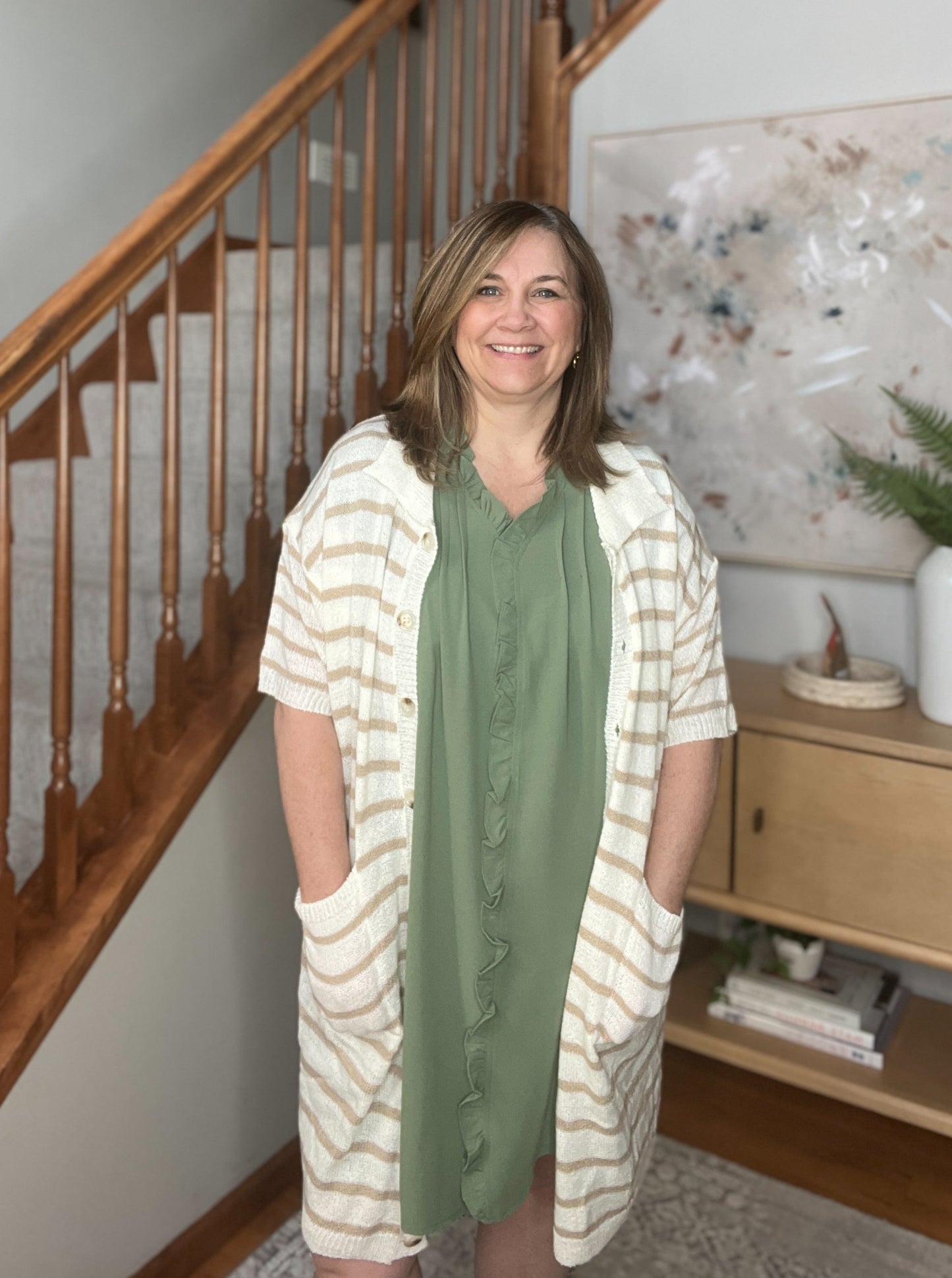 Easy Street Striped Dress