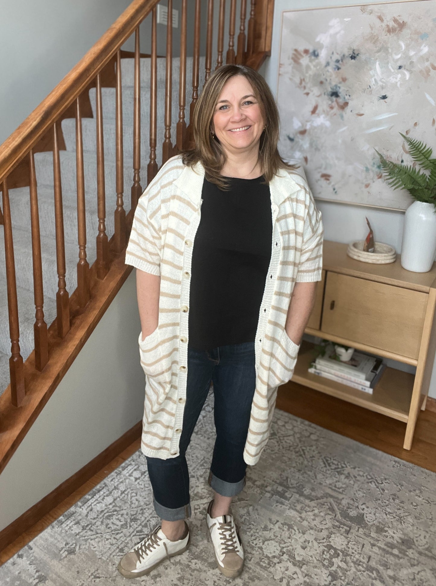 Easy Street Striped Dress