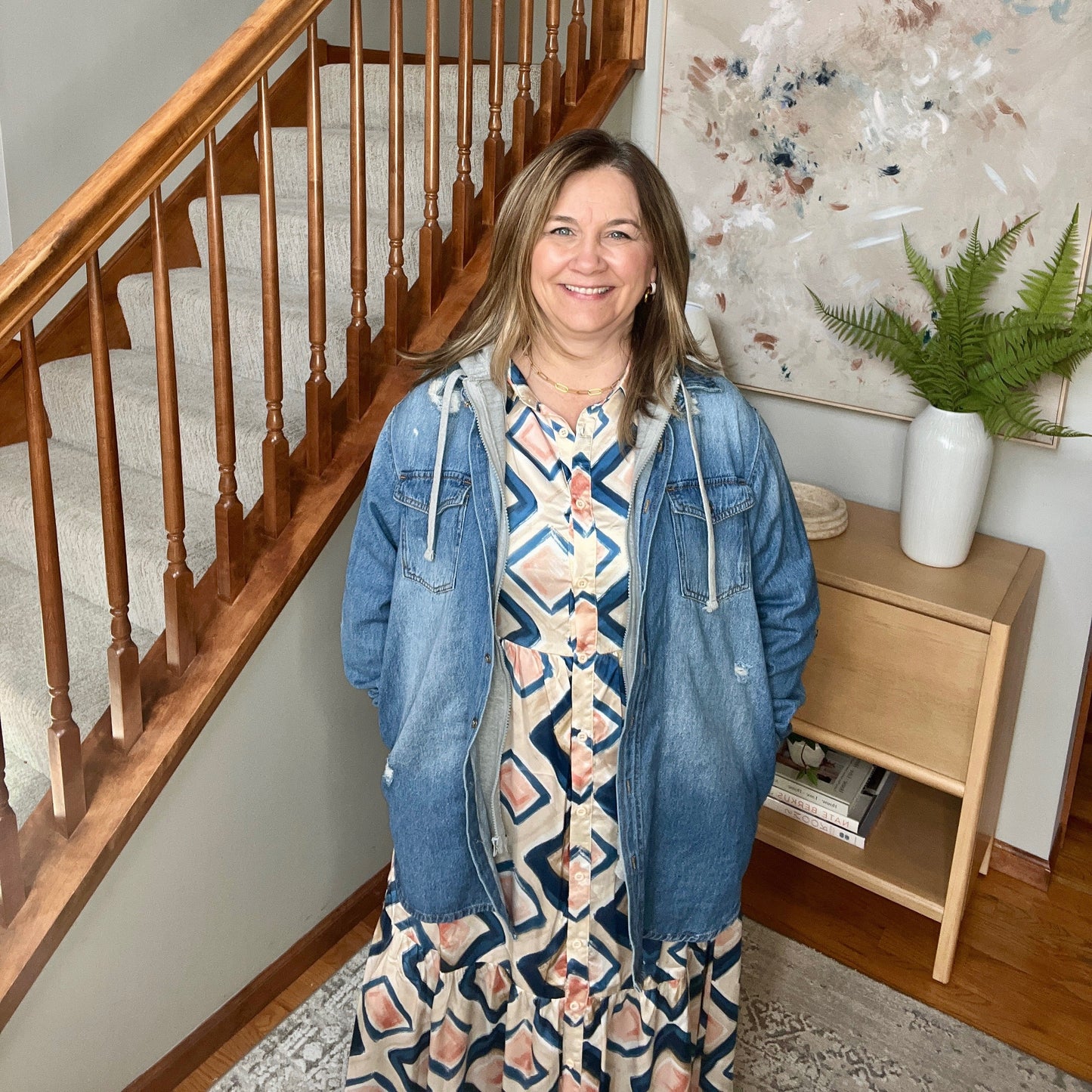 Sweet Company Collared Shirtdress
