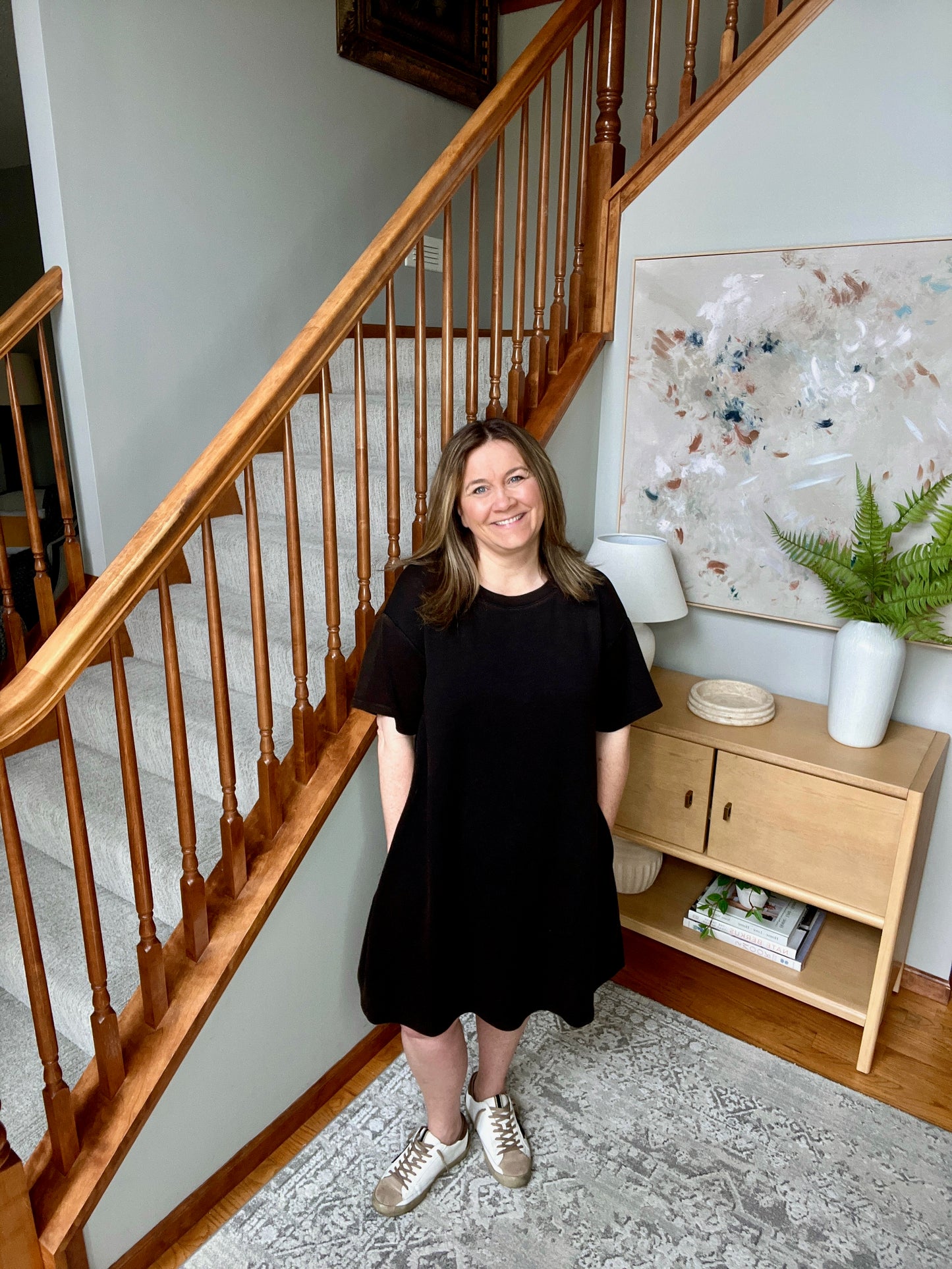 Farewell Mineral Wash Dress