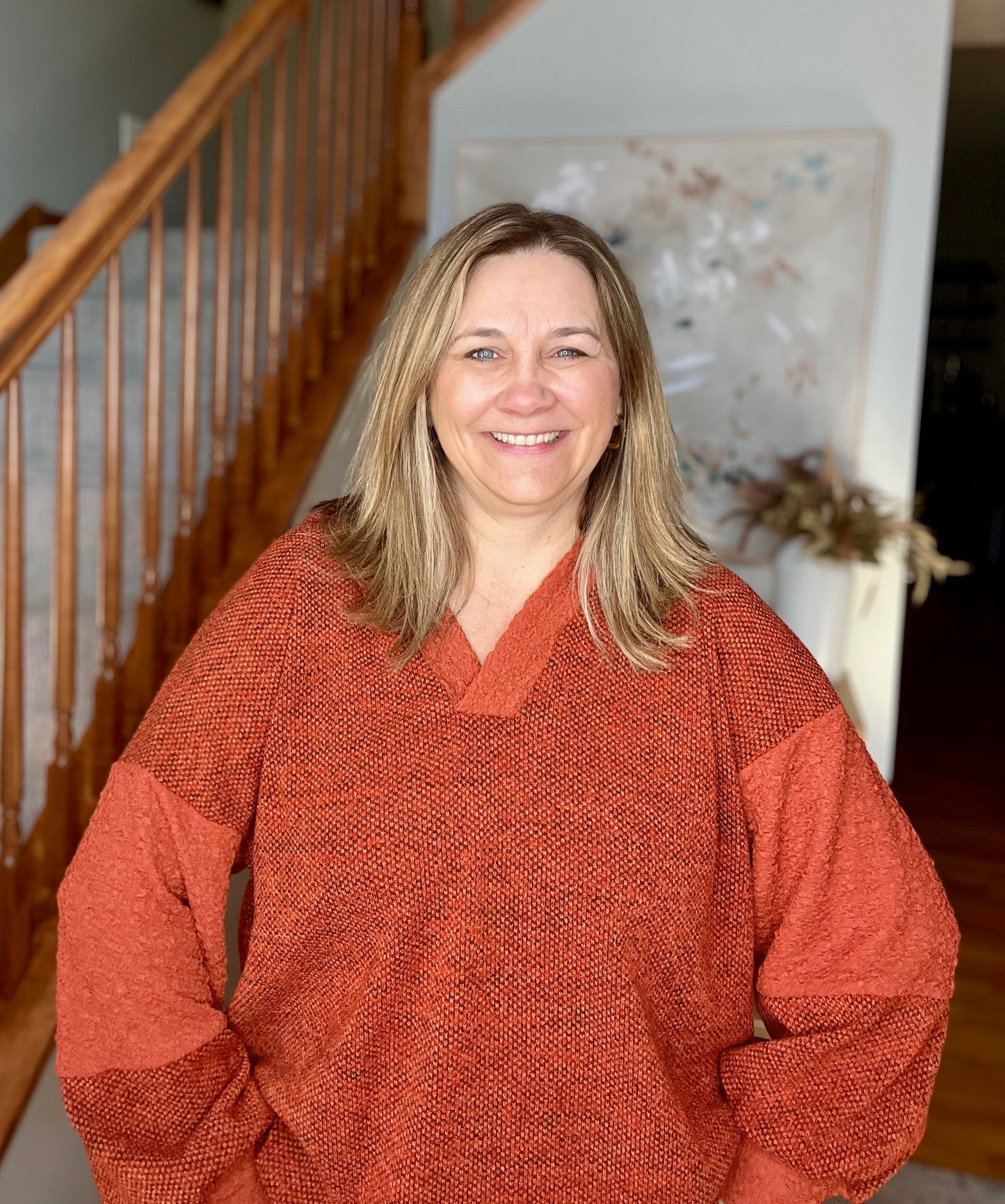 Planning Ahead Color Block Hoodie