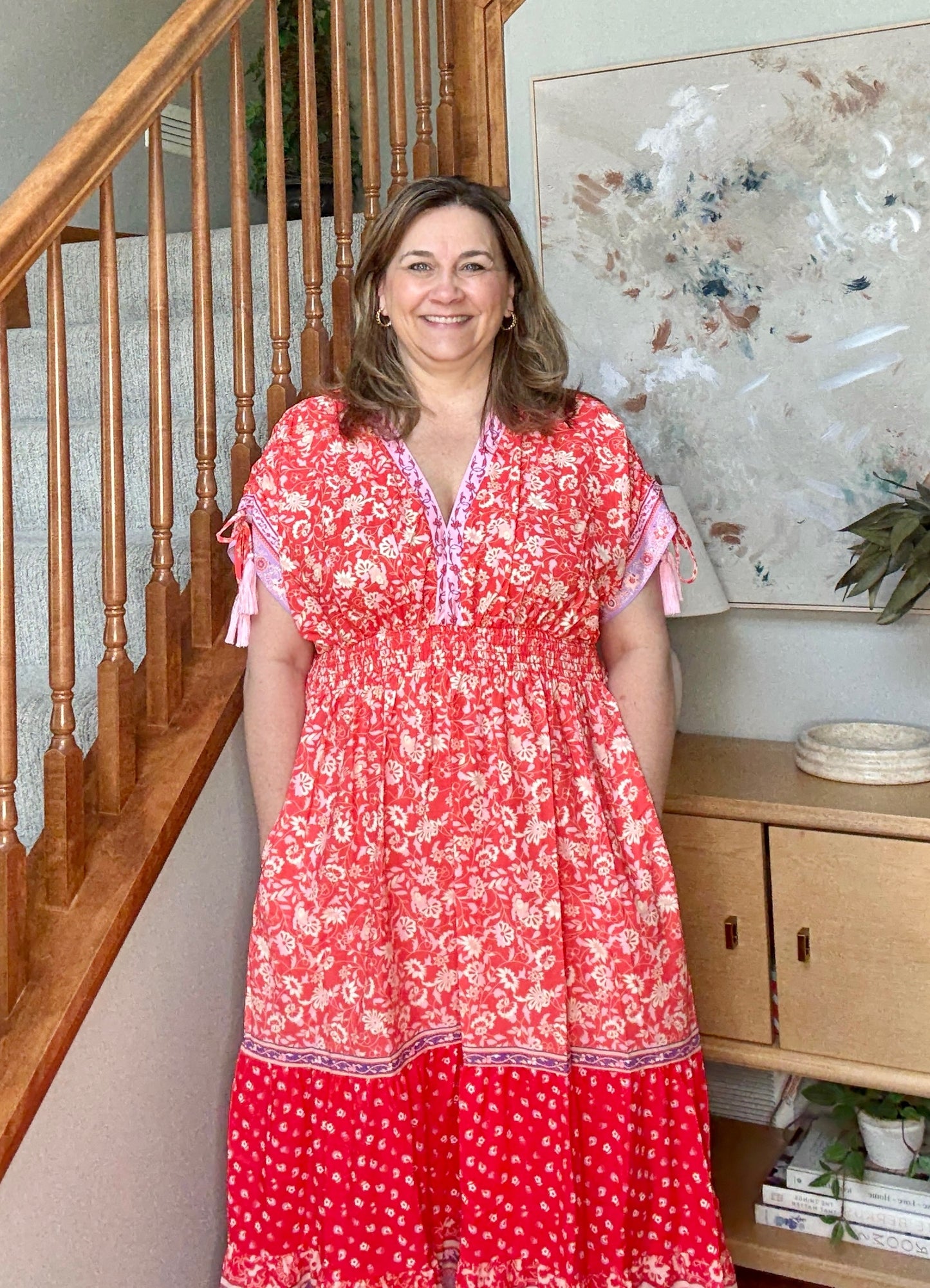 Do Me a Favor Boho Floral Maxi Dress