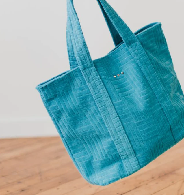 Teagan Terry Cloth Tote With Pouch