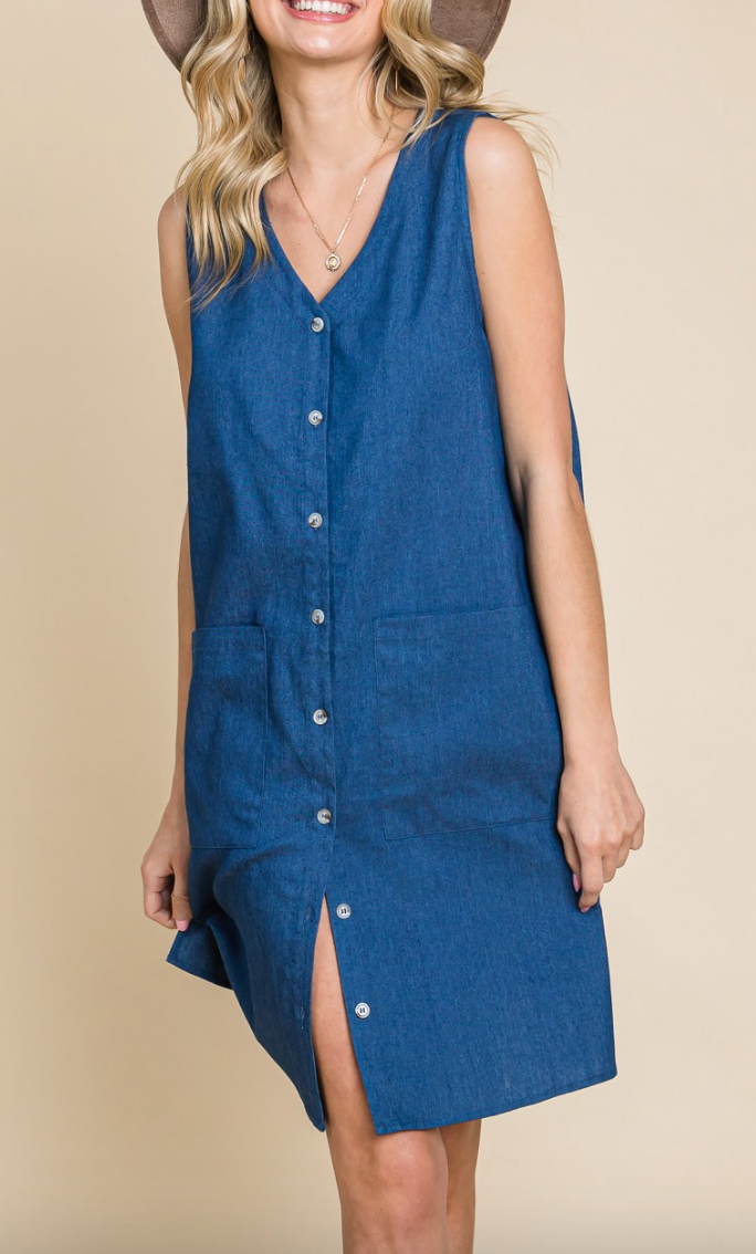 Feeling Blue Denim Dress