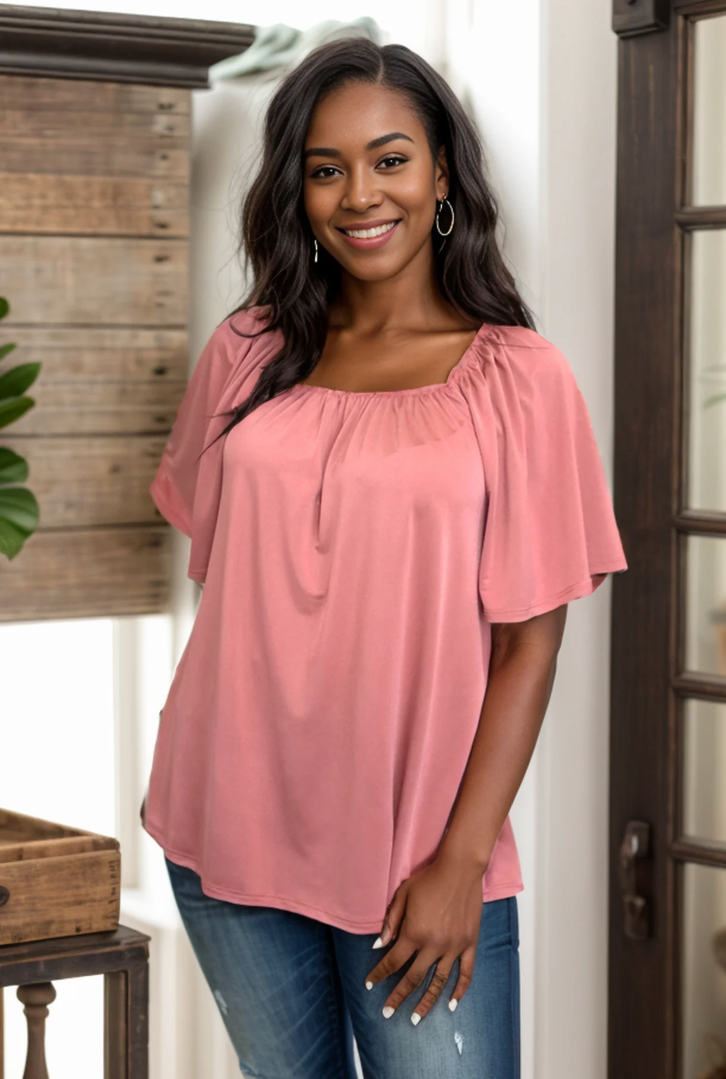 The Mauve Magic Top
