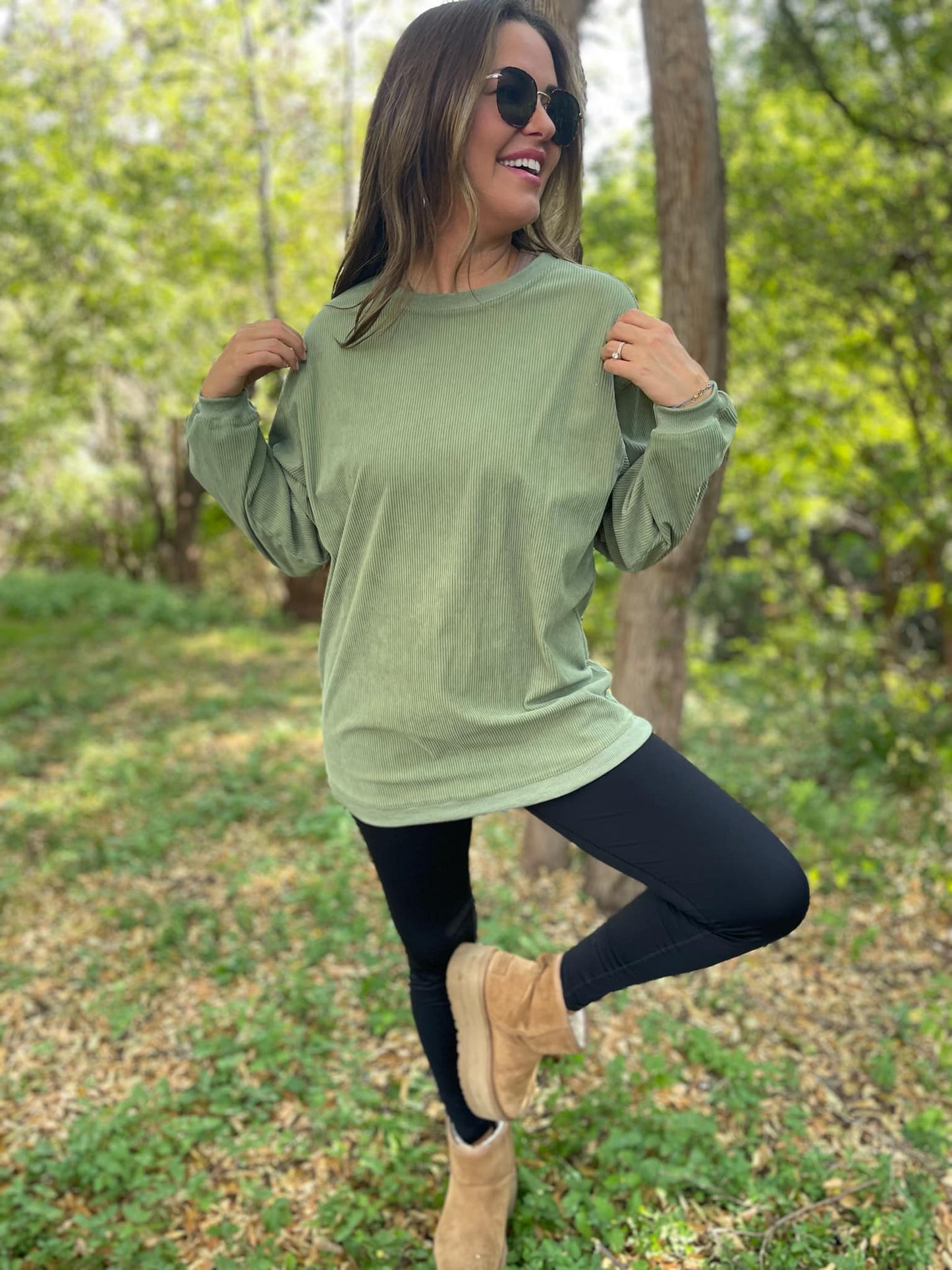 Staple Ribbed Pullover