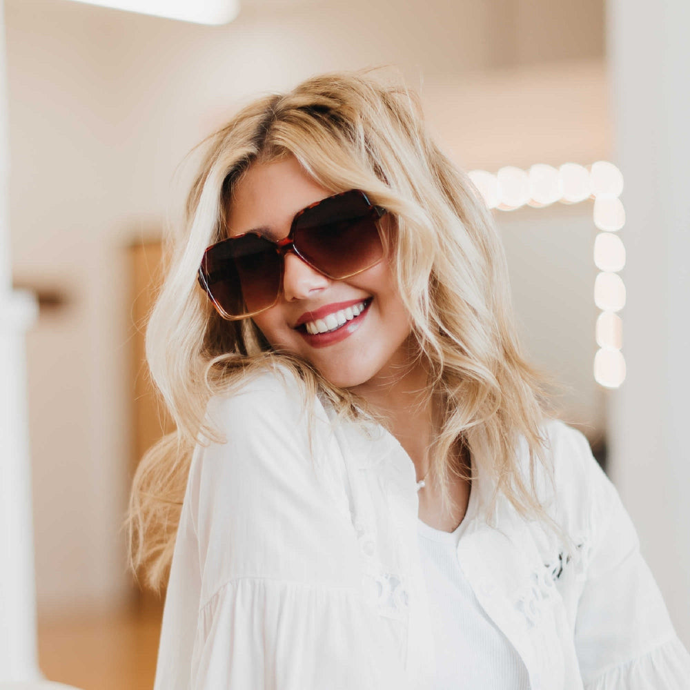 Kennedi Hexagon Sunglasses