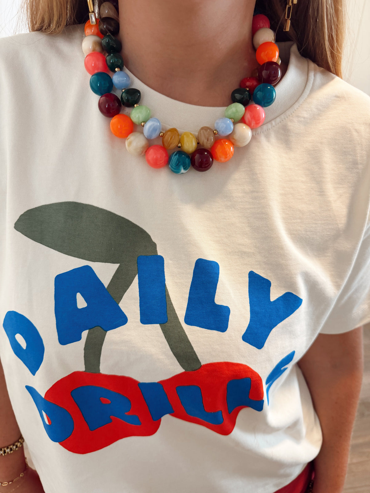 Cameron Large Beaded Fall MultiColored Necklace