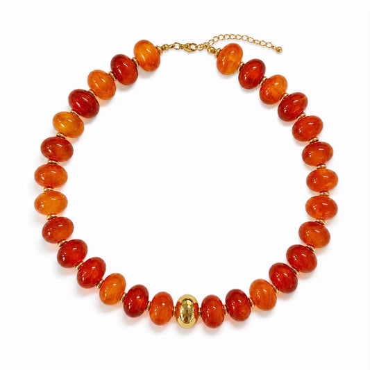 Tortoise Beaded Necklace