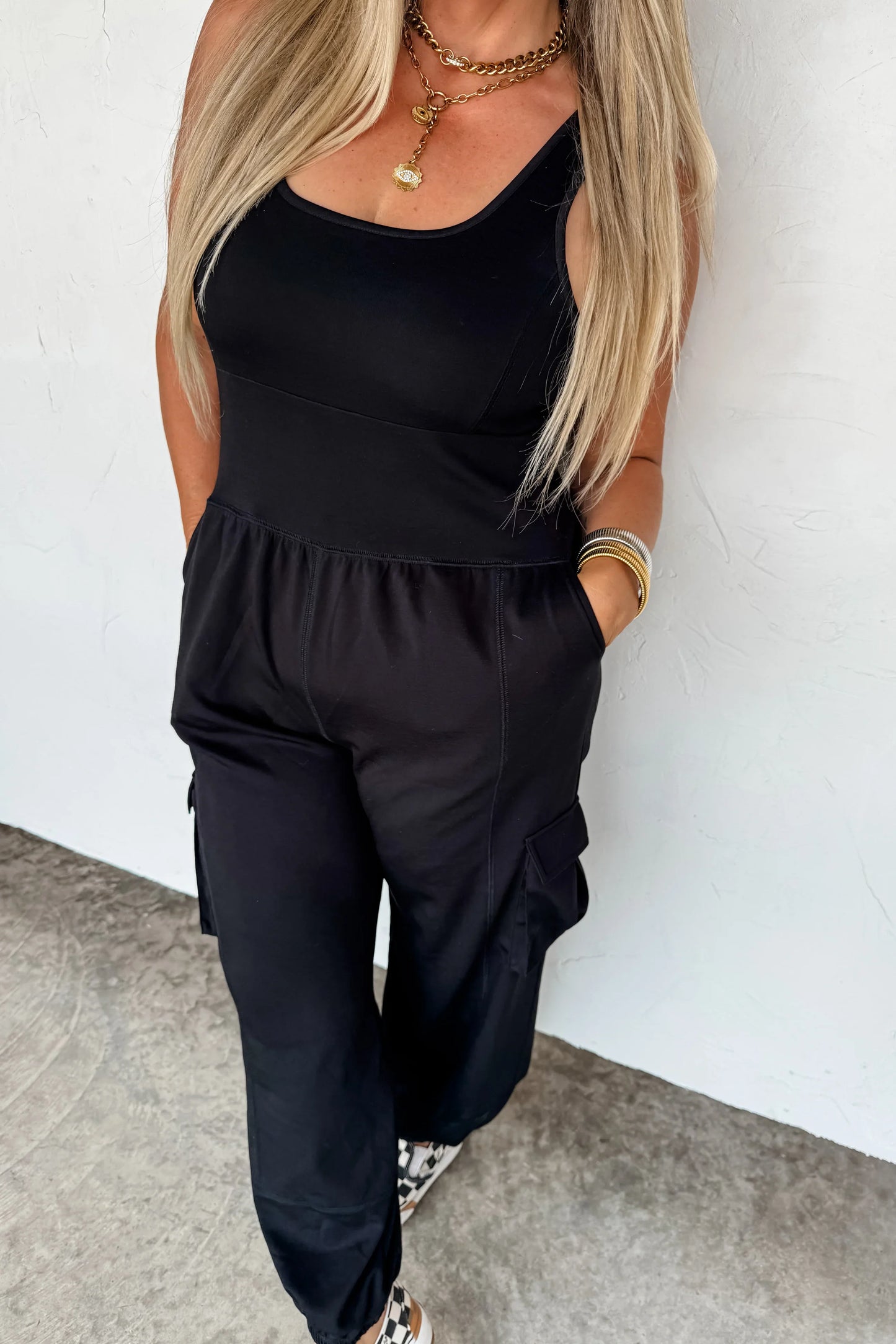 All Set Tank Romper