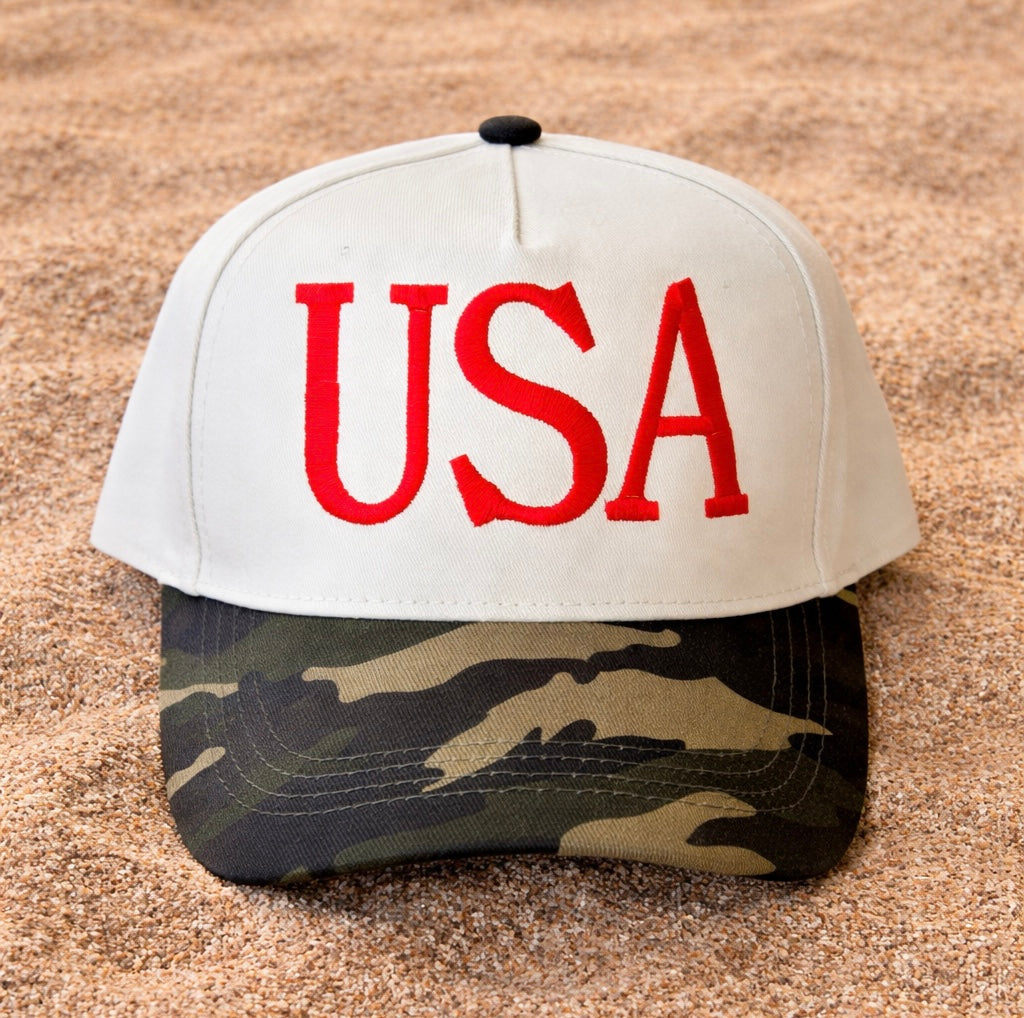 USA Camo Baseball Hat