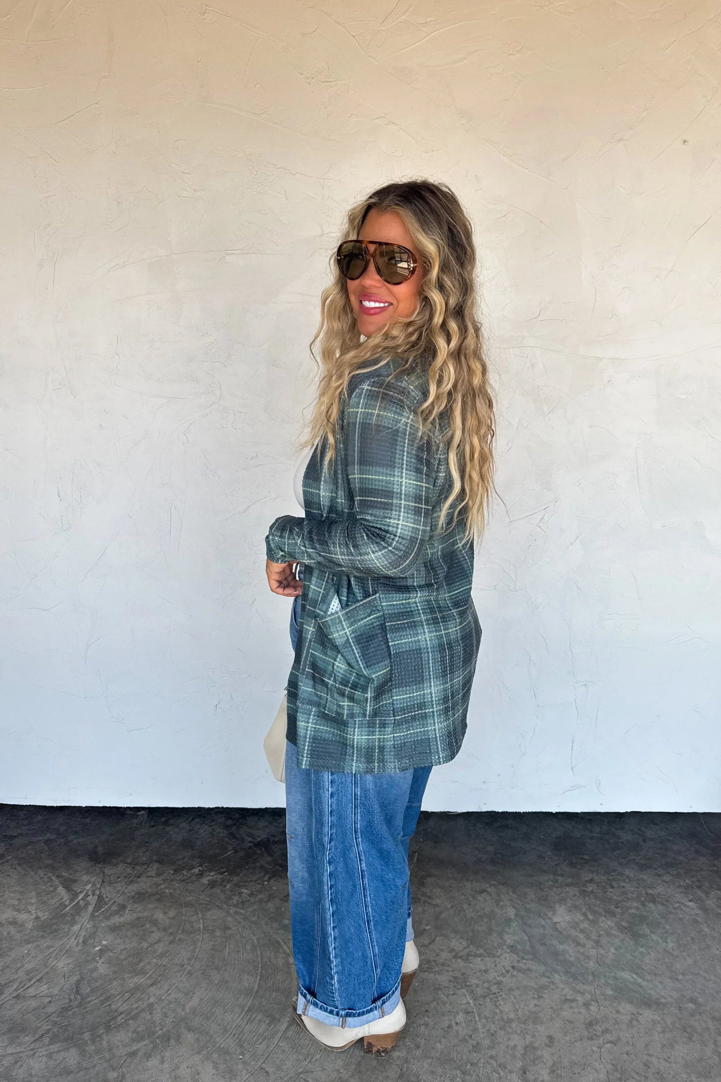 Plaid Lola Cardigan