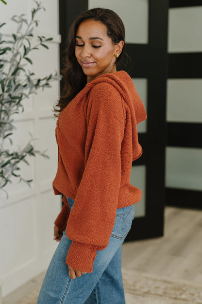 All For Me Henley Hoodie Sweater