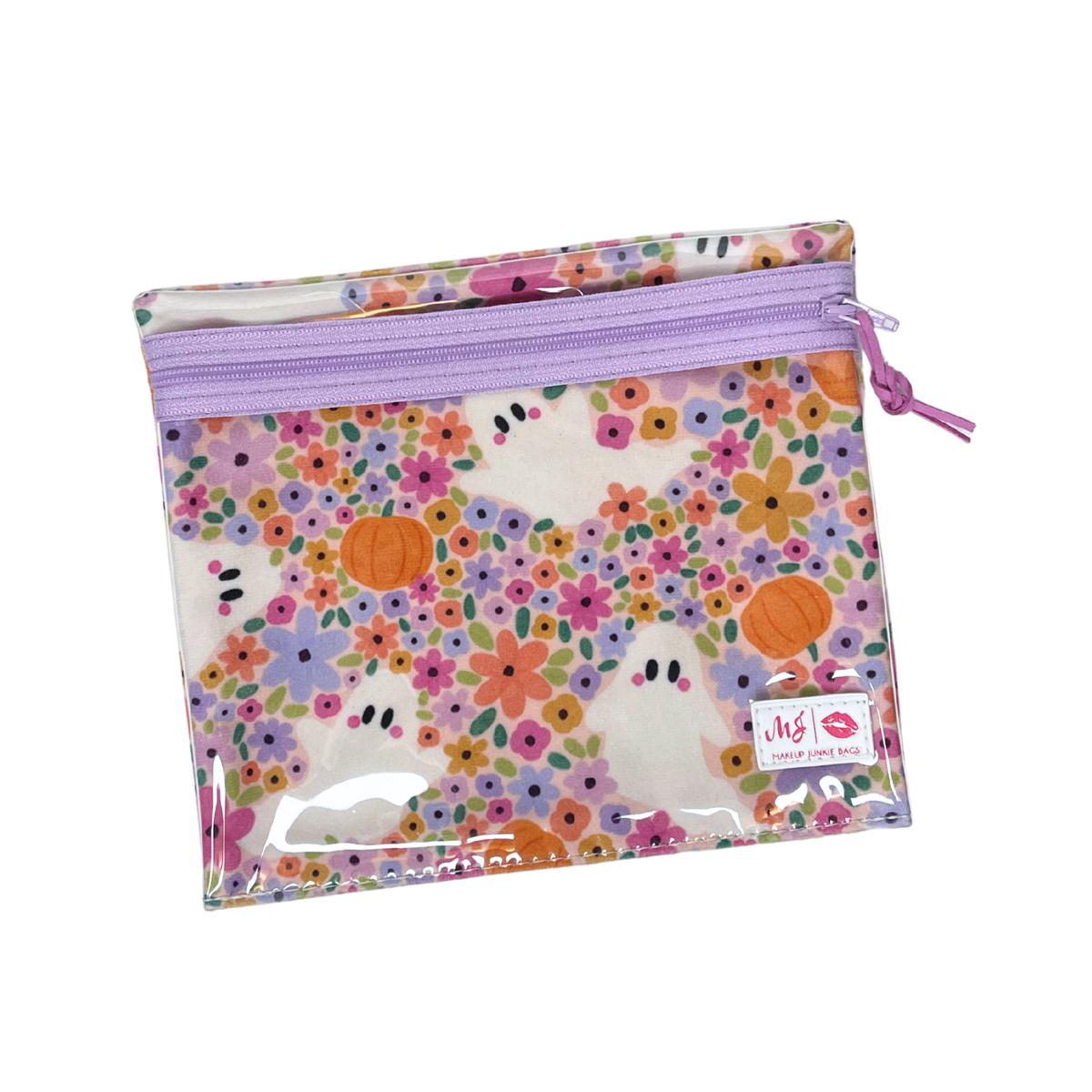 Boo-tiful Blooms Make Up Junkie Zipper Bag