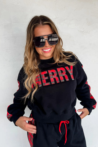 Merry Plaid Pant Set