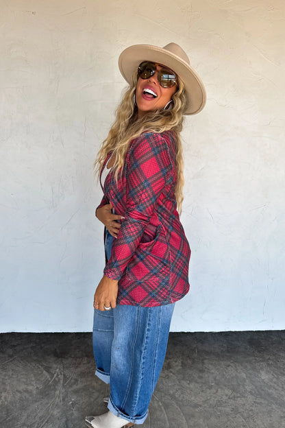 Plaid Lola Cardigan