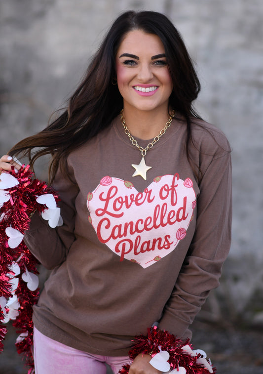 Lover Of Cancelled Plans Short Sleeve Tee or Long Sleeve Tee