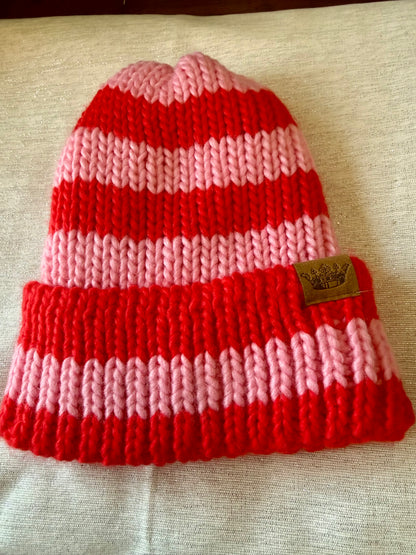 Color Burst Cozy Winter Knit Hat