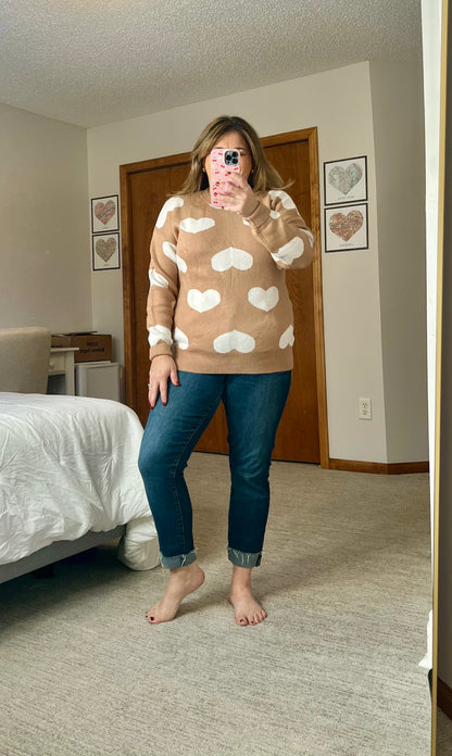 Heart to Heart Crewneck Sweater