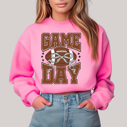 Gameday Girly in Pink Sweatshirt