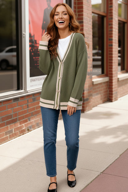 The Olive Lane Long Sleeve Cardigan