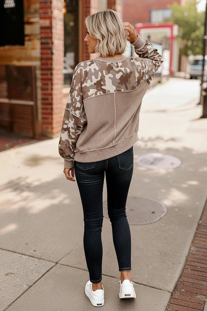The Hide & Chic Camo Sweatshirt