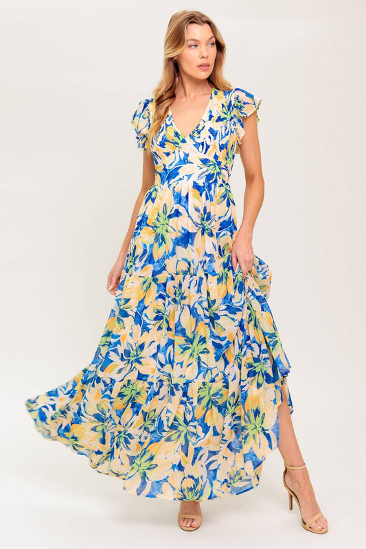 Echos Of You Floral Maxi Dress