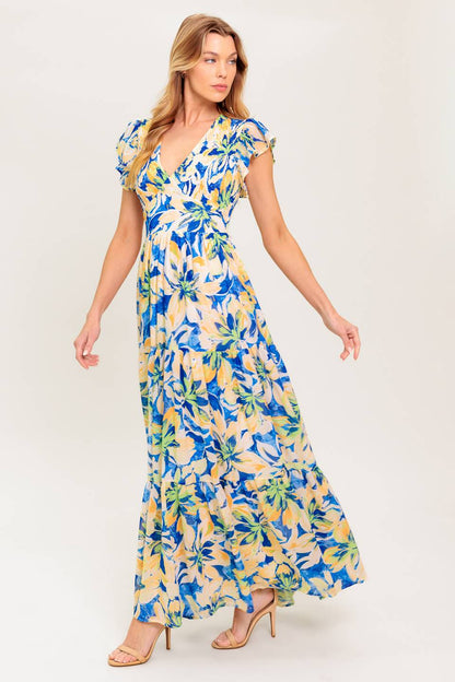Echos Of You Floral Maxi Dress