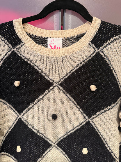 Prep in Your Step Argyle Sweater