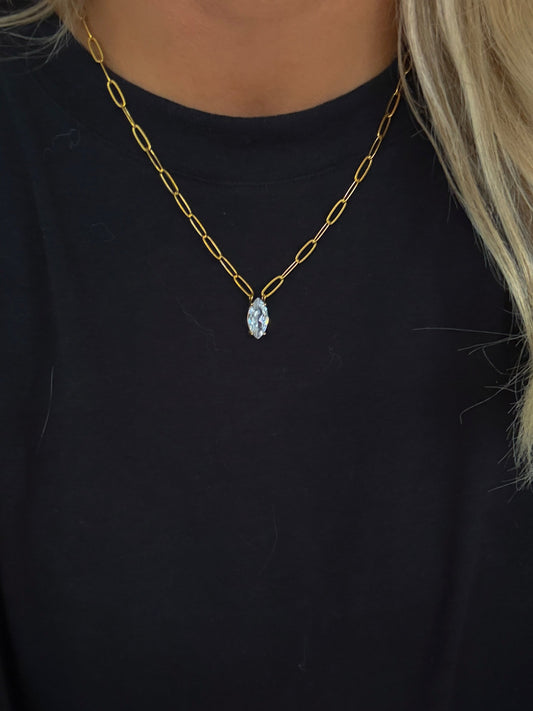 The Gold + Diamond Pendant Necklace