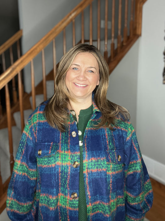 No Tears Plaid Coat