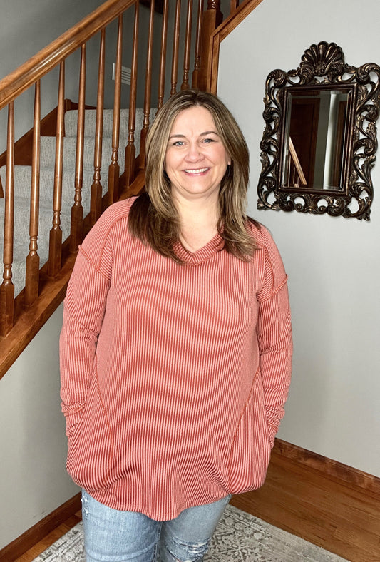 First and Foremost Rib Knit Top