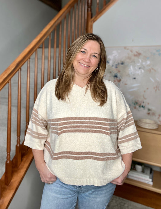 Don't Forget the Cold Foam Striped Hoodie