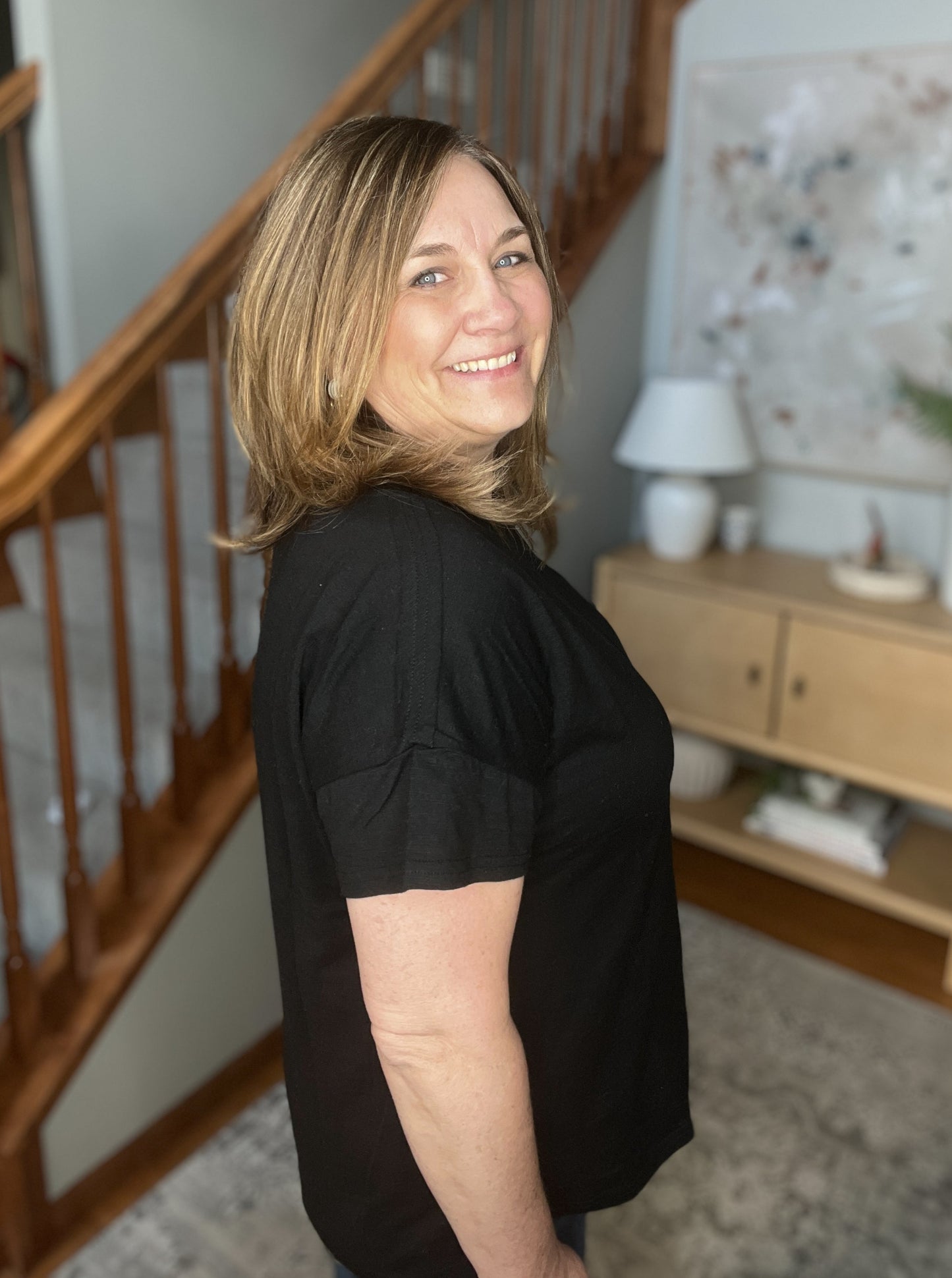 Noir Chic Short Sleeve Tee