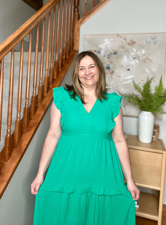 Tiers in Heaven Tiered Midi Dress