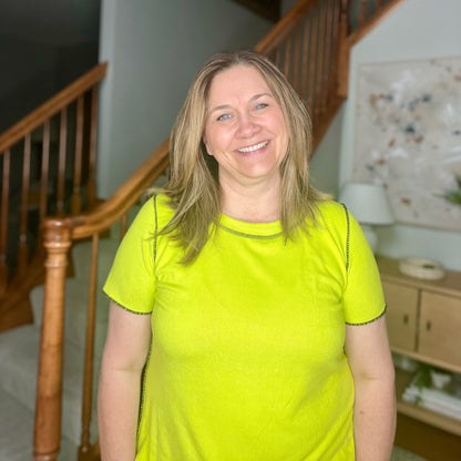 Lemons and Limes Contrast Top