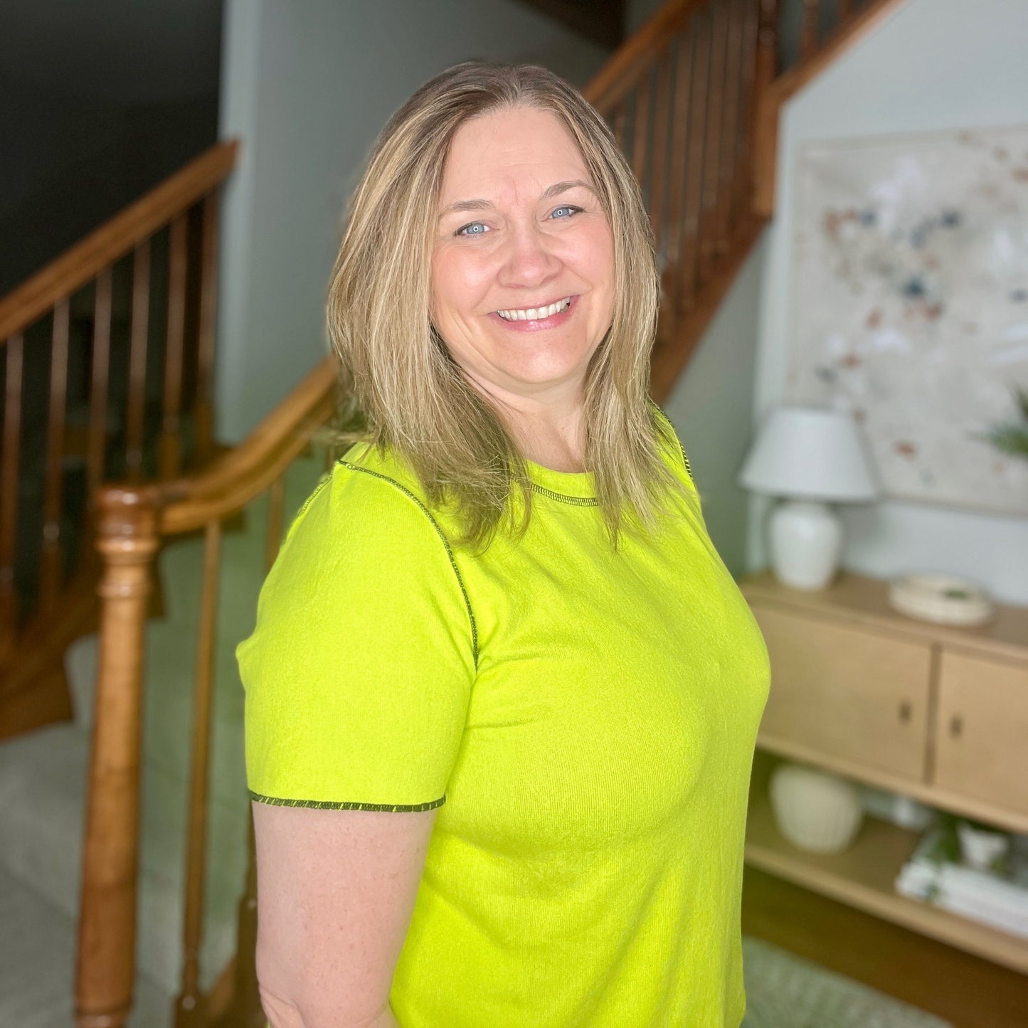 Lemons and Limes Contrast Top