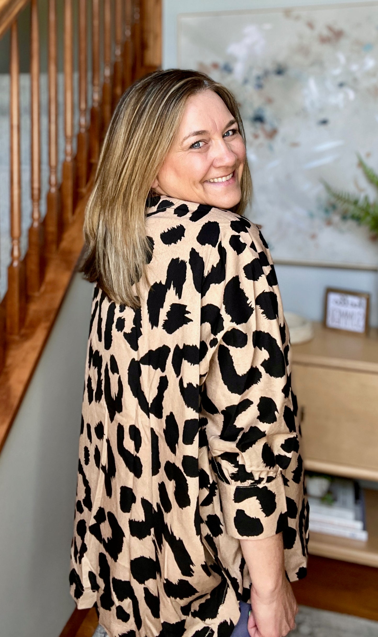 She's Got Eyes of Gold Batwing Blouse