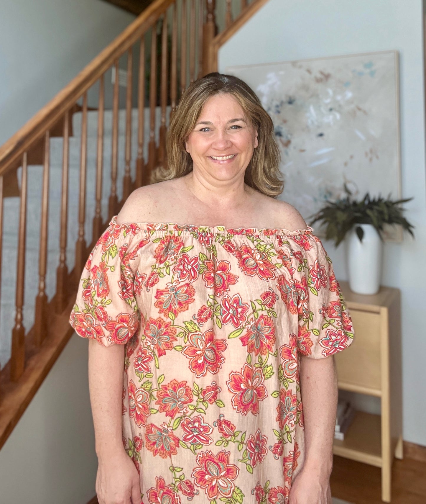 Petal Perfect Off the Shoulder Blouse