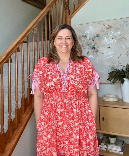 Do Me a Favor Boho Floral Maxi Dress